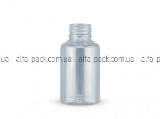 BOTTLE 0.1 L TRANSPARENT 28 MM NECK