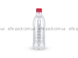 Bottle PET of 0.5 L with lid
