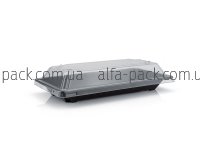 Упаковка для суши дно чёрное на один ролл