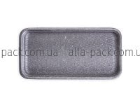 Food tray foam polystyrene black 055-TR