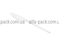 Ніж пластиковий прозорий