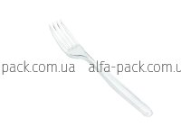Виделка пластикова прозора щільна