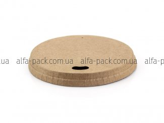 Lid paper 91 mm for a cup 440 ml kraft