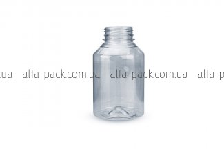 BOTTLE 0.3 L TRANSPARENT 38 MM NECK