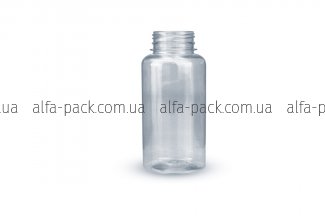 BOTTLE 0.25 L TRANSPARENT 38 MM NECK