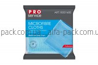 Серветки з мікрофібри для скла "PRO SERVICE"