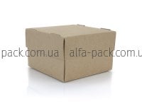 Коробка паперова крафт 125*125*80 мм