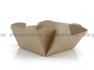 Коробка паперова крафт 125*125*80 мм