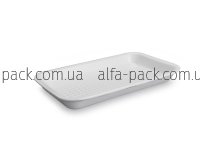 Food tray foam polystyrene white М-3-16