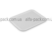 Food tray foam polystyrene white М-4-10