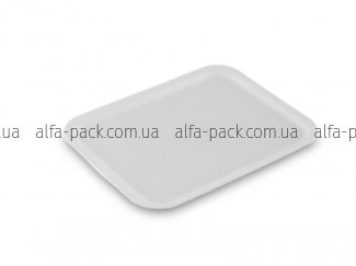 Food tray foam polystyrene white М-4-10