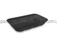 Food tray foam polystyrene black М-3-33