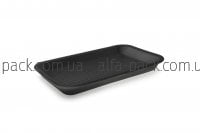 Food tray foam polystyrene black М-3-20