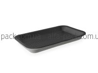 Food tray foam polystyrene black М-3-16