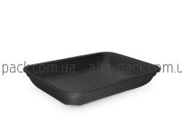 Food tray foam polystyrene black М-2-30