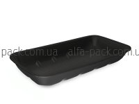 Food tray foam polystyrene black М-1-35