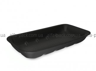 Food tray foam polystyrene black М-1-35