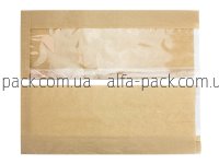 Пакет паперовий саше бурий 160*390 мм