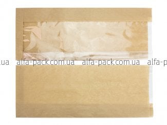 Пакет паперовий саше бурий 160*390 мм