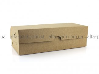 Коробка паперова крафт 275*120*80 мм