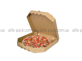 Коробка для піци бура 250*250*39 мм