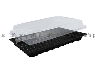 Sushi packaging container box 333 BL + PK