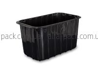 TRAY FOR BERRY 1 KG (PP-701 Black)