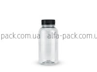 Bottle 0.25 L transparent 38 mm neck + lid