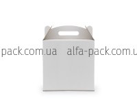 Коробка картонна біла для торта 250*250*250 мм