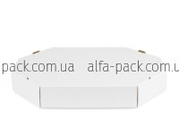 Коробка для хачапурі біла 295*191*40 мм