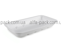 Food tray foam polystyrene white М-1-35