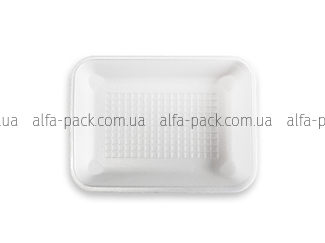 Food tray foam polystyrene white М-2-30