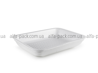 Food tray foam polystyrene white М-2-30