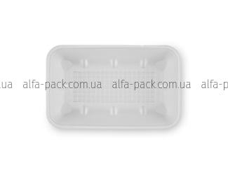 Food tray foam polystyrene white М-3-33