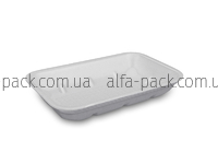 Food tray foam polystyrene white М-3-33