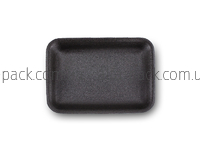 Food tray foam polystyrene black М-4-20