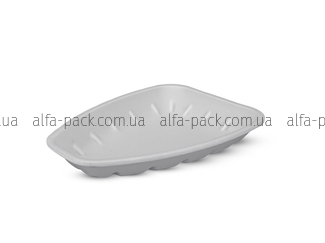 Food tray foam polystyrene white М-5-25