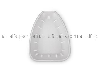 Food tray foam polystyrene white М-5-25