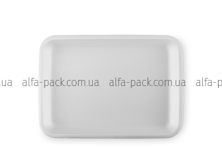 Food tray foam polystyrene white М-6-20