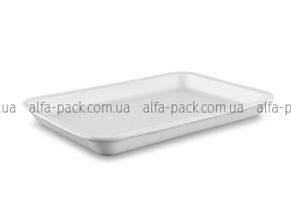 Food tray foam polystyrene white М-6-20