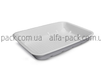 Food tray foam polystyrene white М-6-35