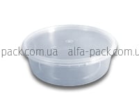 Судок круглий з кр. 0,5 л