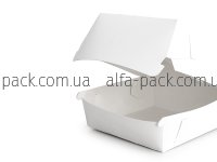 Упаковка для гамбургера біла Міді