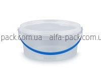 Відро пластикове прозоре 500 мл