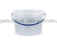 Відро пластикове прозоре 2,3 л